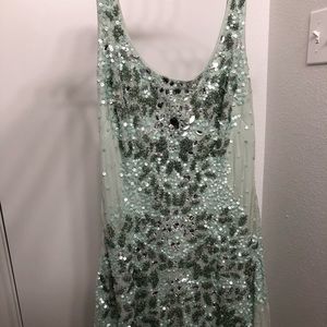 Adrianna Papell short green dress